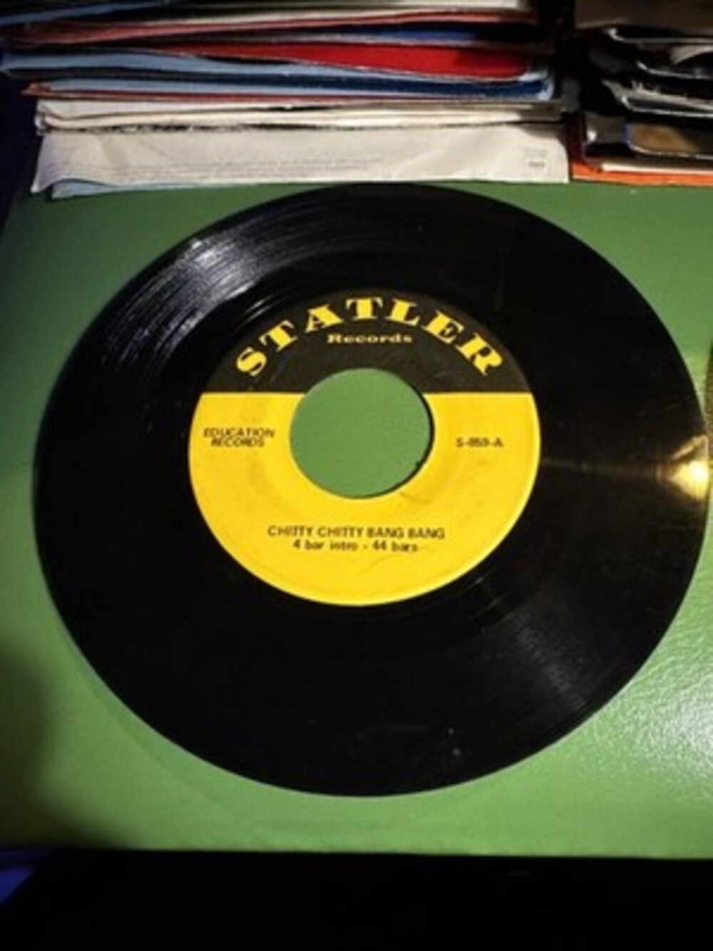 Statler Records - 3 record lot - Tap and Educational - 7" 45 RPM - VG